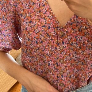 Sanctuary floral blouse